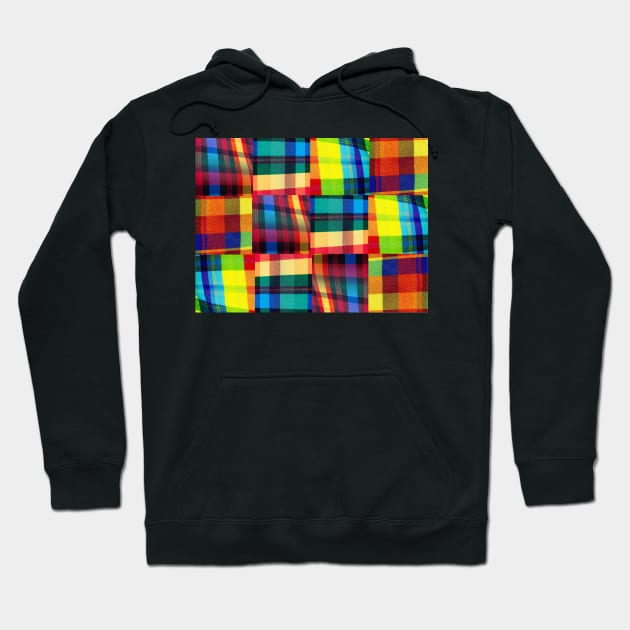 Mad Madras Pride Tartan Hoodie by laceylschmidt